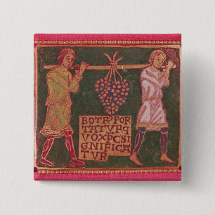 Plaque from a cross 15 cm square badge