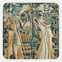Plaque from the lid of coffer showing
