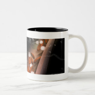 Plaque in the arteries Two-Tone coffee mug