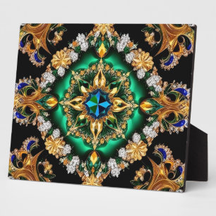Plaque with Brazilian Colours Modern Design
