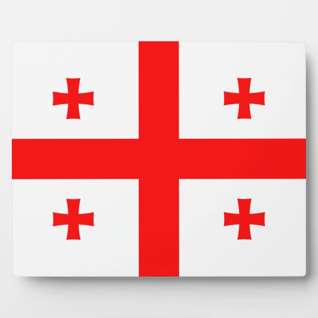 Plaque with flag of Georgia (Front)