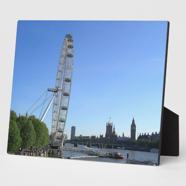 Plaque with London Eye Ferris Wheel (Side)