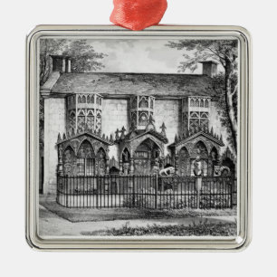 Plas Newyyd, near Llangollen, Wales, the seat of L Metal Ornament