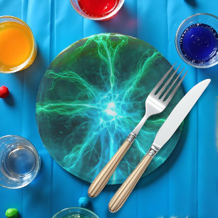 Plasma Ball Paper Plate