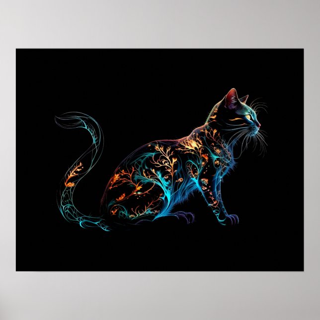 Plasma cat poster (Front)