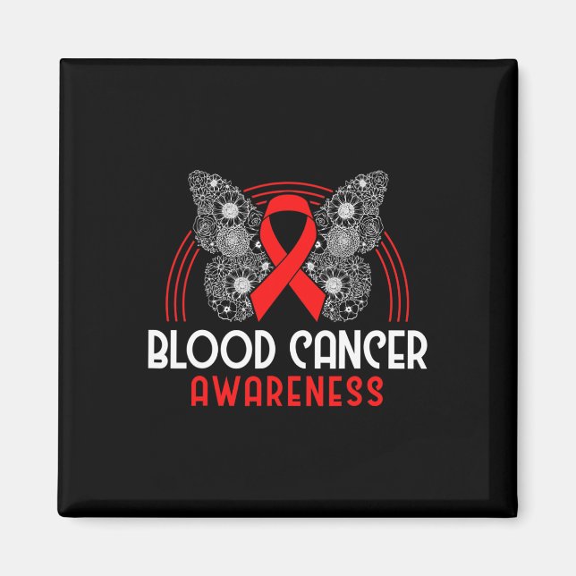 Plasma Cell Myeloma Survivor Blood Cancer Awarenes Magnet (Front)