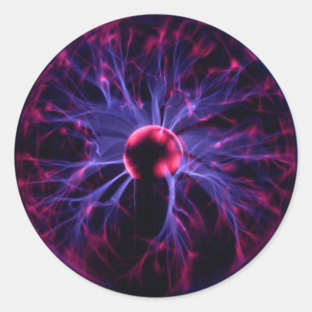 Plasma Classic Round Sticker (Front)