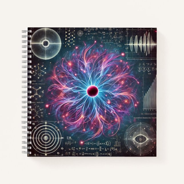 Plasma Core & Scientific Fusion Notebook (Front)