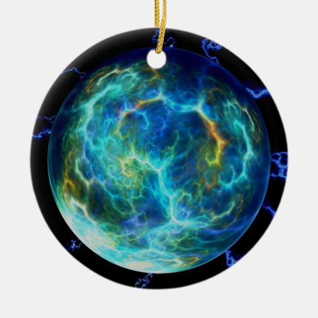 Plasma Electric Ceramic Tree Decoration (Front)
