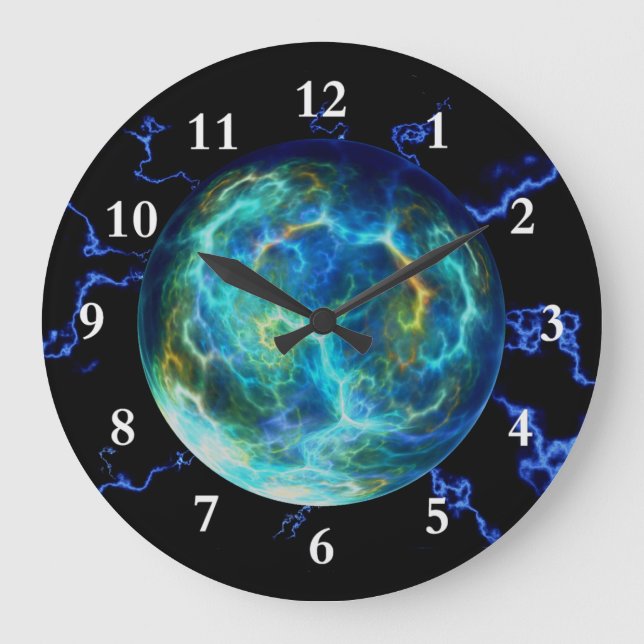 Plasma Electric Large Clock (Front)