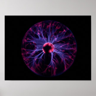 Plasma Lamp Poster