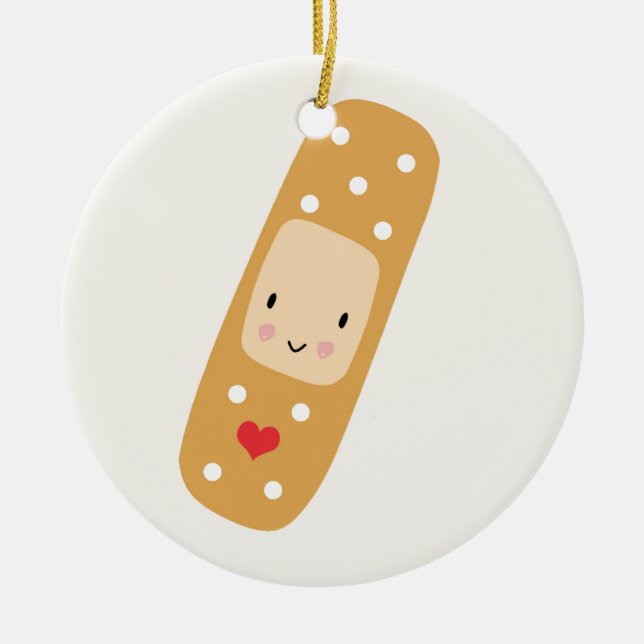 Plaster Ceramic Tree Decoration (Front)