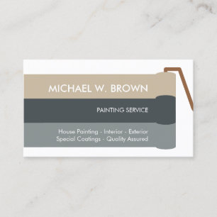 Plaster Lime Wash Decorative Painter Business Card