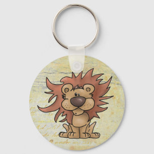 plaster lion    key ring