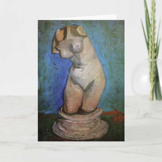 Plaster Statuette Female Torso by Vincent van Gogh Card (Front)