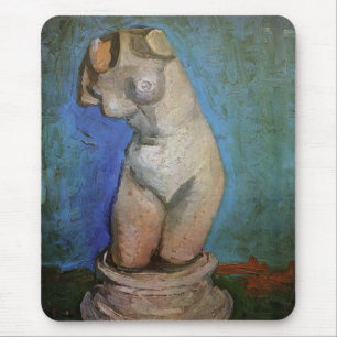 Plaster Statuette Female Torso by Vincent van Gogh Mouse Pad