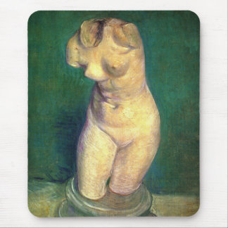 Plaster Statuette Female Torso by Vincent van Gogh Mouse Pad