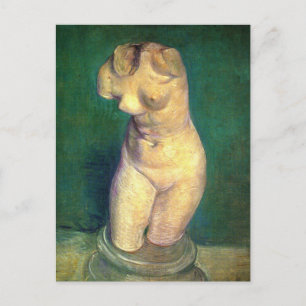 Plaster Statuette of a Female Torso by Van Gogh Postcard