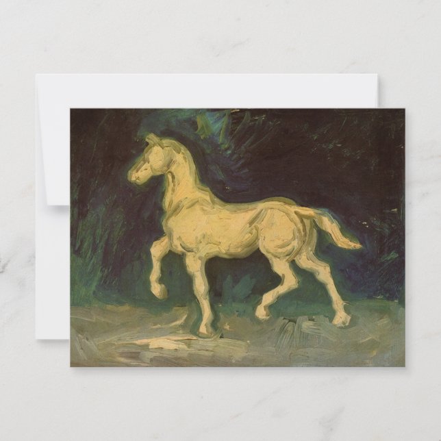 Plaster Statuette of a Horse by Vincent van Gogh (Front)