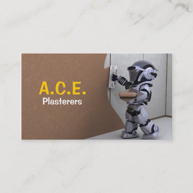 Plasterers Business Card (Front)