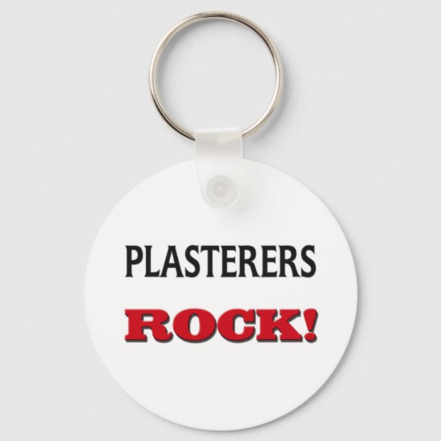 Plasterers Rock Key Ring (Front)
