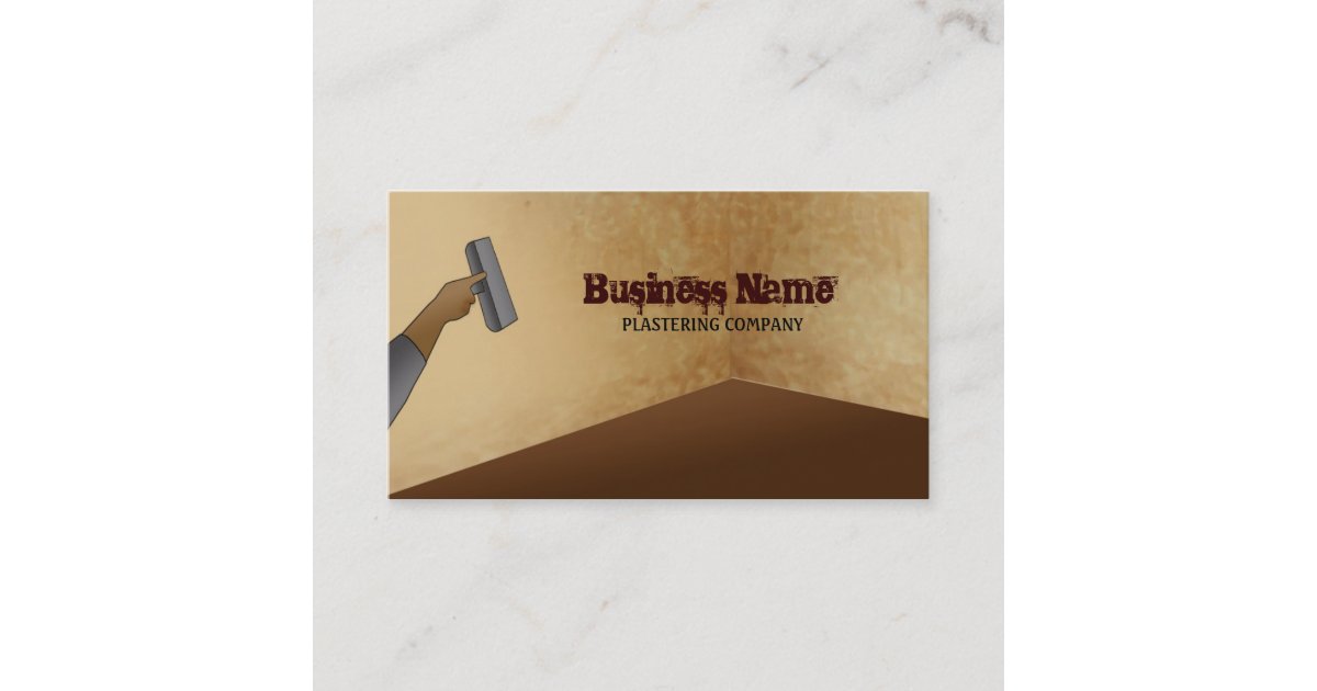 Plastering Business Cards Zazzle