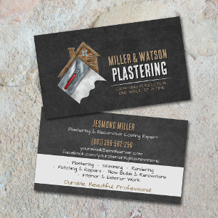 Plastering Services Business Card