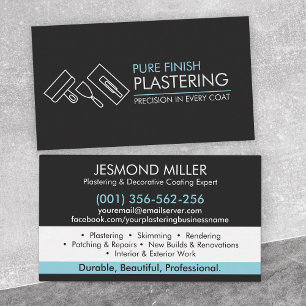 Plastering Services  Business Card