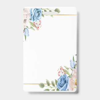 Plastic Badge - Vertical ID Badge