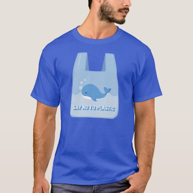 Plastic Bag Free Day, whale T-Shirt (Front)