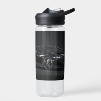 Plastic bottle with black mclaren