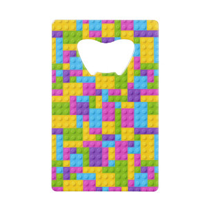 Plastic Construction Blocks Pattern