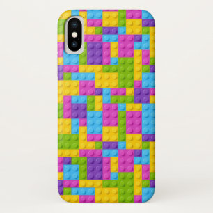 Plastic Construction Blocks Pattern iPhone X Case
