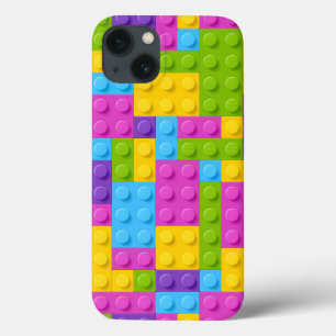 Plastic Construction Blocks Pattern iPhone 13 Case