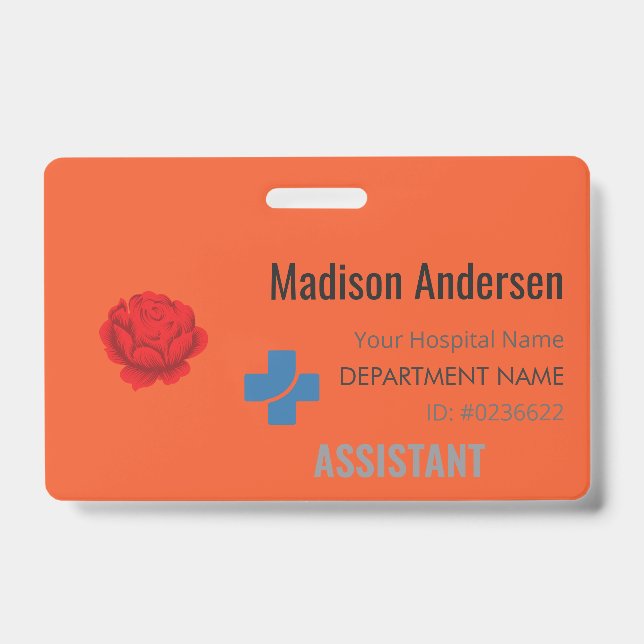 Plastic Event Pass – Entry.ID.Office.Meeting ID Badge (Front)