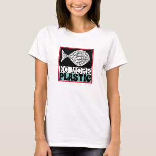 Plastic Fish, Climate Change T-Shirt