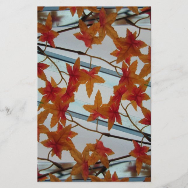 Plastic Leaves & Symmetry Stationery (Front)