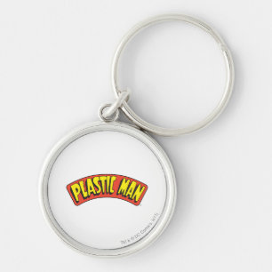 Plastic Man Logo Key Ring