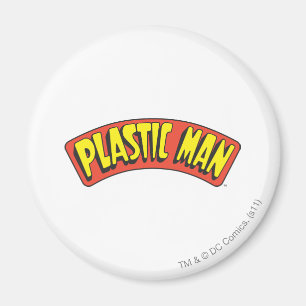 Plastic Man Logo Magnet