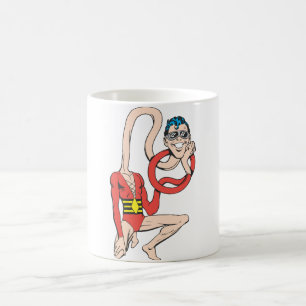 Plastic Man Rubberneck Pose Coffee Mug