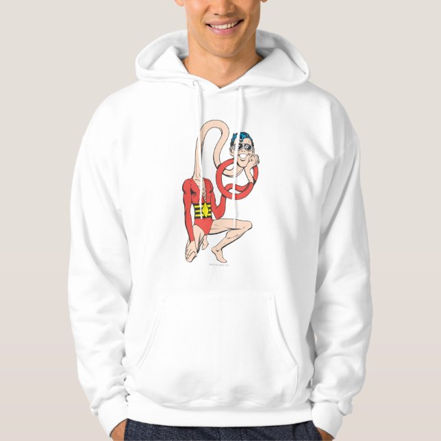 Plastic Man Rubberneck Pose Hoodie (Front)