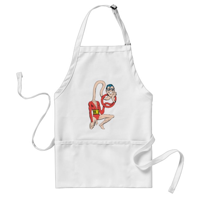 Plastic Man Rubberneck Pose Standard Apron (Front)
