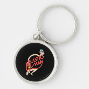Plastic Man Rubberneck Sign Key Ring