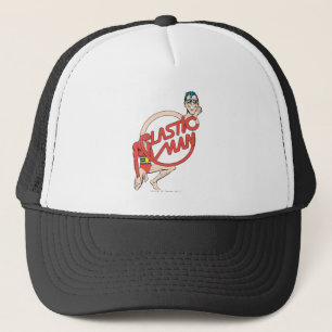 Plastic Man Rubberneck Sign Trucker Hat