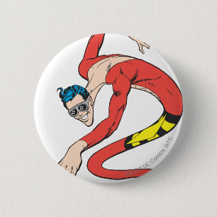 Plastic Man Shape-Shifts 6 Cm Round Badge