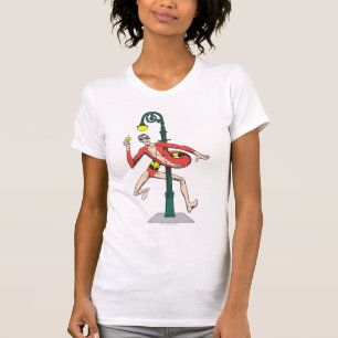 Plastic Man Wraps Streetlamp T-Shirt