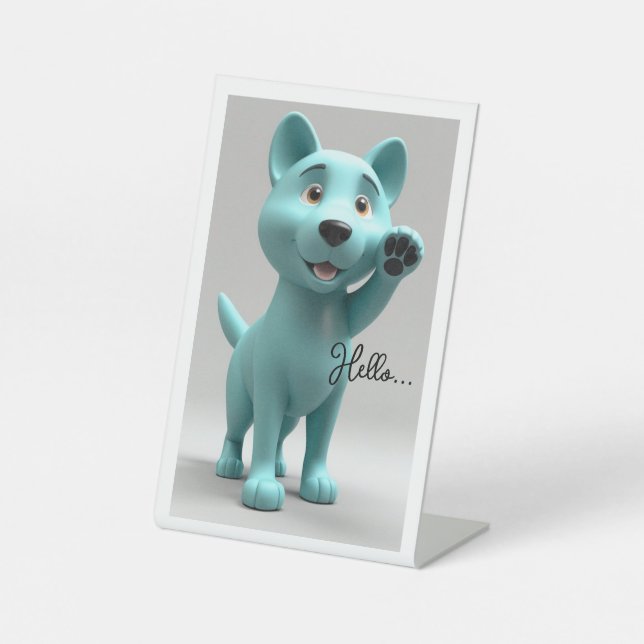 Plastic Pedestal Sign (Front)