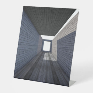 Plastic Pedestal Sign 10"X12"