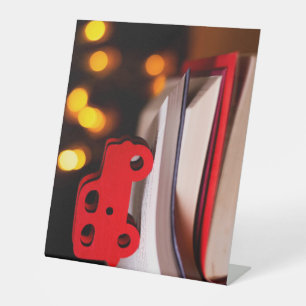 Plastic Pedestal Sign 10"X12"