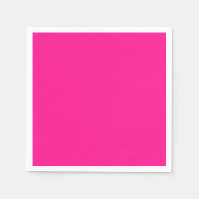 Plastic Pink Napkin (Front)